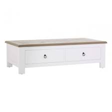30wide x 30deep x 18high. Townhouse 2 Drawer Coffee Table Oak Wood Veneer Birchwood White Clanbay
