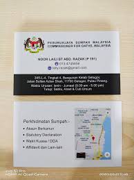 This is an appointment automatically granted to certain legal professionals who are in practice in their respective profession or to some others because of. Pesuruhjaya Sumpah Commissioner For Oaths Gelugor Penang Posts Facebook