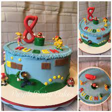 Memovan super mario brothers cake toppers, 6pcs mario action figures toys, mario birthday cake topper cupcake topper, mario cake decorations for kids birthday baby shower mario theme. Alicia On Twitter Super Mario Themed 8 Cake Chocolate Cake With Strawberry Filling And Buttercream With Fondant Accents And Keepsake Mini Figures Yum Purpledaisycakes Supermario Supermariocake Cakedesign Https T Co Ofbe0wuokp