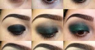 Step By Step Smokey Green Eye Shadow Met Afbeeldingen