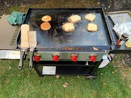 Mix together the brown sugar, eggs, vanilla and whipping cream in a bowl. Camp Chef Flat Top Grill Review Smoked Bbq Source