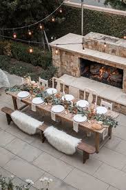 10 Festive Thanksgiving Tablescapes Becki Owens Outdoor Dinner Outdoor Dinner Parties Thanksgiving Tablescapes