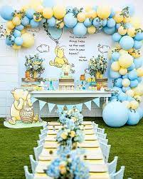 Baby Shower Winnie The Pooh Temas De Fiesta De Cumpleanos Temas De Baby Shower De Nino Decoraciones De Baby Shower Para Ninos