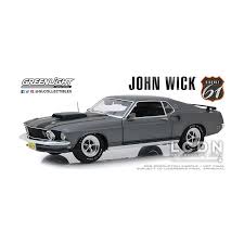 John wick's car (as seen in the movies) is a 1969 ford mustang boss 429 , an american muscle car produced by the ford motor company. John Wick 1969 Ford Mustang Boss 429 18016 1 18