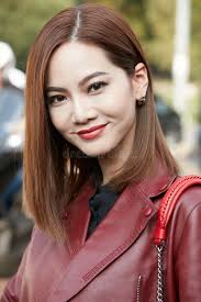Actress Joanne Tseng before Fashion Tod`s Show, Milan Fashion Week Street  Style
