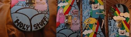 Pirates of the enchiridion because it keeps freezing. Adventure Time Skateboard A Skateboards Decorating On Cut Out Keep