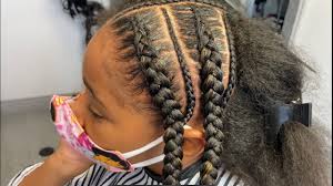 They will keep her hair neatly out of her face and have a childlike innocence of their own. Kids Pop Smoke Stitch Braids Youtube