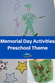 In honor of this day, the american flag is raised to half position until noon, to honor the departed souls. Memorial Day Activities Theme For Preschool