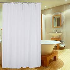 Maybe you would like to learn more about one of these? Ufriday Extra Long Shower Curtain Liner White Fabric Bath Curtains Water Repellent With Hooks 72 X 86 Inch Walmart Canada