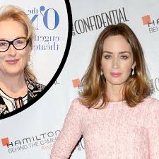 Meryl streep (22 of june 1949). Emily Blunt Sie Rettete Meryl Streep Das Leben Bunte De