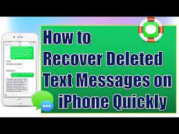 How To Recover Deleted Text Messages On Iphone Free Without With Backup Iphone Texts Text Messages Messages