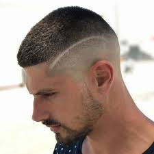 Buzz cut with slight fade and short beard. Pin On Fade Haircuts