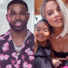 Khloe Kardashian shared that her and Tristan Thompson's daughter True  Thompson, 6, thinks the two are really a married couple. bit.ly/4byMGMn
