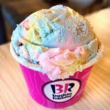 Rainbow Baskin Robins Ice Cream Candy Food Drinks Dessert Yummy Ice Cream