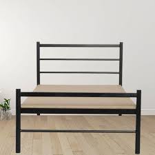 Funboy retro metal lawn chair. Buy Batz Black Powder Coated Single Metal Bed With Particle Board Online In India Wooden Street