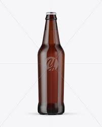 Download Clear Glass Bottle With Red Ale Mockup In Bottle Mockups On Yellow Images Object Mockups PSD Mockup Templates