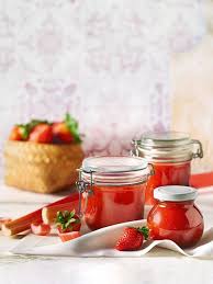 Erdbeer Rhabarber Fruchtaufstrich Rezept Erdbeer Rhabarber Rhabarber Holunderbluten Rezepte