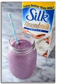 Turn off machine and scrape down the sides of the blender with a rubber spatula. 55 Reference Of Almond Milk Smoothie Recipe In 2020 Almond Milk Smoothie Recipes Milk Smoothie Recipes Diabetic Smoothie Recipes