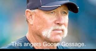 1991, the only season Goose Gossage was with the Rangers.