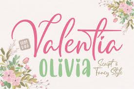 Free svg birthday king in quarantine. Valentia Olivia Font By Situjuh Creative Fabrica Free Font Font Bundles Fonts