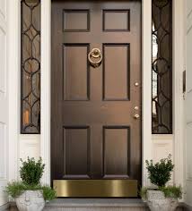 Kick plate installation is simple, so there is no need to hire a handyman to handle this task. Kickplates Com Bronze Residential Kick Plate 040 Ga 6 Satin Polish