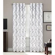 Bastille Lattice Grommet 100 Blackout Window Curtain Panel Bed Bath Beyond Window Curtains Panel Curtains Window Treatments Living Room