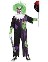 Clown costumes for adults are just one of many options customers have when shopping from the when an individual is looking for scary clown costumes and circus costumes for clowns he or she. Zombie Clown Costume Boys Party On