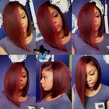 Asymmetrical Bob Weave Hairstyles Hair Hair Inspiration