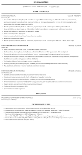 youth counselor resume sample mintresume