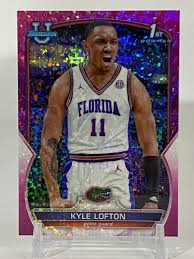 Kyle Lofton ROOKIE 2022-23 Bowman U Chrome #18 Pink Sparkle Refractor  #128/150