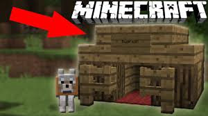Minecraft Kopek Kulubesi Nasil Yapilir Youtube
