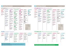 Complimentary 10 day club and class pass! Group Fitness Schedule Template Pdfsimpli