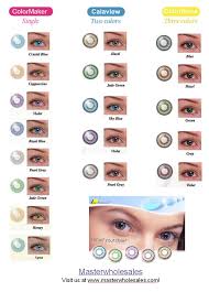 Contacts Color Chart Luuux Color Circle Lenses