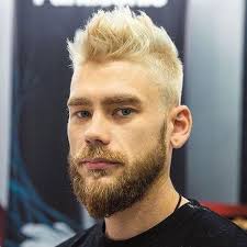 Darker Beard And Blonde Hair Styles In 2020 Haircuts For Men Cool Hairstyles For Men Short Textured Haircuts