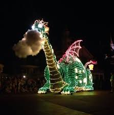 Pete S Dragon In The Electric Light Parade Disney Love Pete Dragon Disney World