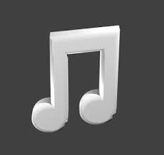 3d Model Eighth Notes In Music Cgtrader