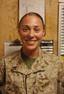 Pfc. Mackenzie A. Derosa, honor graduate for Platoon