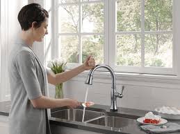 touch faucet in the kitchen  keystone