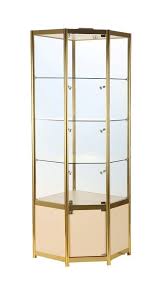 Gbcn1 Gold Corner Glass Display Cabinet Glass Cabinets Display Display Cabinet Corner Display Cabinet