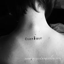 13 Creative Semicolon Tattoos That Prove Punctuation Can Be Beautiful Continue 634 6 Tatuagens Bonitas Tatuagem No Pescoco Masculino Tatuagens Com Significado