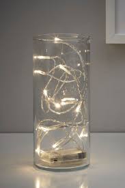Ledfyr Lichterkette 24 Led Innen Silberfarben Ikea Deutschland Diy Vase Lichterkette Led
