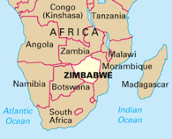 Where is location of zimbabwe on the map. 5 Themes Of Geography Country Study Zimbabwe