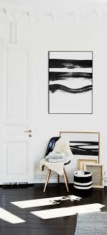 Black And White Home Decor Painting Black And White Large Abstract Painting Giclee By Hausofprose Home Decor White Home Decor White Decor
