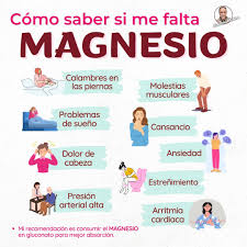 Cómo saber si me falta Magnesio? Aquí algunos síntomas que nos da nuestro organismo. #magnesio #magnesio #mujeres #suplementos