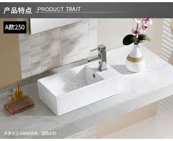 多美吉小空间长方形陶瓷艺术盆台上盆洗脸盆洗手盆洗面盆250 tmall com天猫 home decor decor home