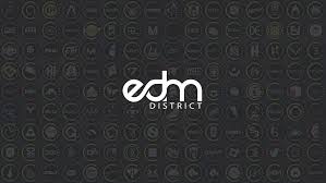 Free download edm hd wallpapers. Edm District Logo Edm Music Electronic Music Simple Background Hd Wallpaper Wallpaper Flare
