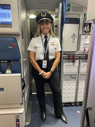 Delta - “Our flight tonight was expertly piloted by First Officer Natalie Stromgren who had just completed her final flight for her full pilot certification. While we waited to deplane, I could