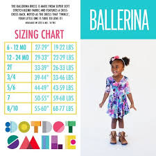 Dds Size Chart Ballerina Dress Dot Dot Smile In 2019