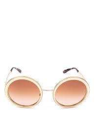 Stay informed on upcoming seasonal trends & shop your favorite designers online today! Sunglasses Dolce Gabbana Engraved Gold Tone Metal Round Sunglasses Dg21790213