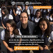 Tarjetas dia del maestro en colombia. Hoy Celebramos El Dia Del Directivo Docente Ministerio De Educacion Nacional De Colombia